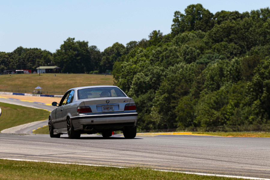 A particularly fancy photo of me rounding turn 3 with the esses and turn 5 in the distance